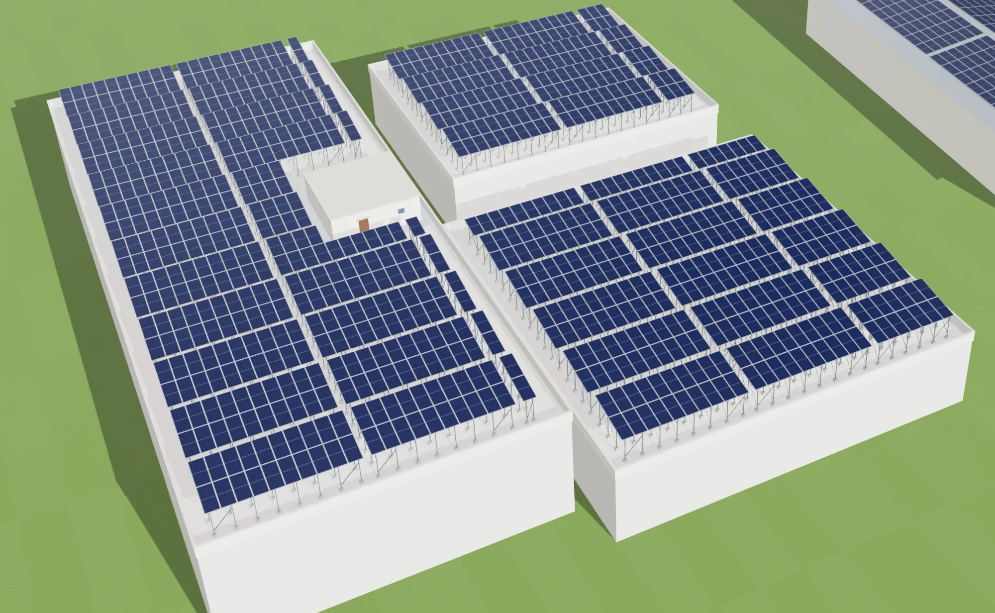Two RCC blocks with low-rise rows